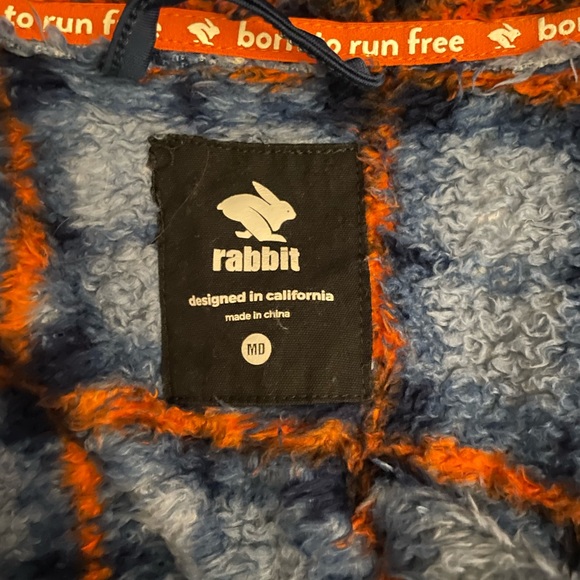 never worn. size M. Rabbit. Cozy. Lightweight. all-day wear. fuzzy fleece - Picture 4 of 4